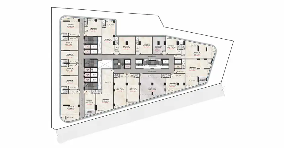 Transcon Uno Bkc Floor Plans